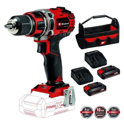 23001683 Gran Oferta Percutor bateria 18v packtp-cd18/50li-i 4513942+bolsa 4530037+2 starter kit 2,5ah 4512097 einhell