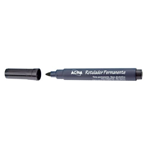 23020318 Exclusivo Rotulador permanente punta fina negro caja 10 uds