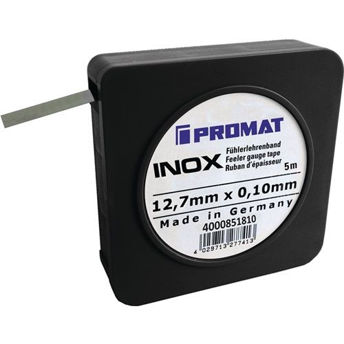 50008518 Solo Por Tiempo Limitado Cinta de espesor grosor 0,04 mm inox longitud 5 mm ancho 12,7 mm promat