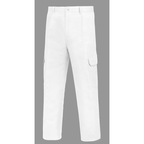 77896 Pantalon trabajo multibolsillo t40 tergal blanco l500 vesin Precio Bajo