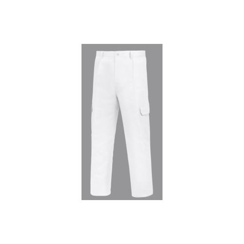Mejor Precio Pantalon trabajo multibolsillo t44 tergal blanco l500 vesin