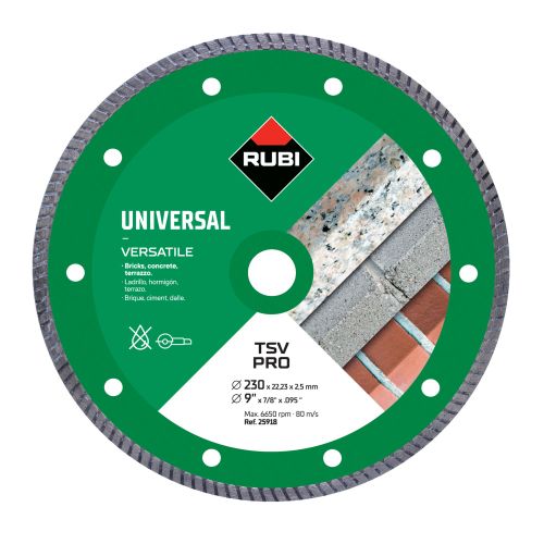 82388 Últimas Unidades Disco corte general obra 230 mm basic line t230-bl rubi 25918