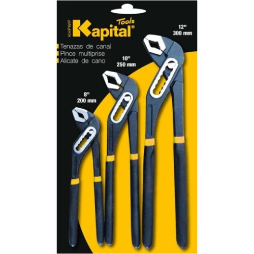Tenaza fontaneria ajustable canal 200-250-300mm kapital 3 pz khpwp Oferta Flash