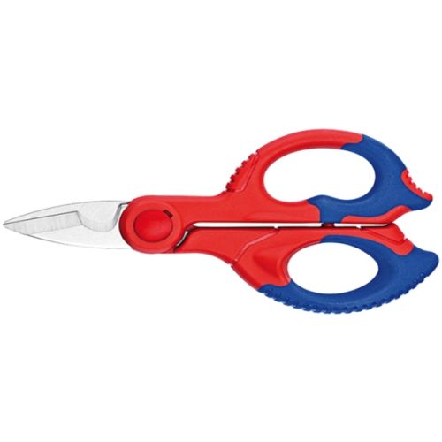 97587 Garantía Incluida Tijera electricista knipex ma aislada 1000v mango bimaterial microdentado funda acero inox 95 05 155 sb