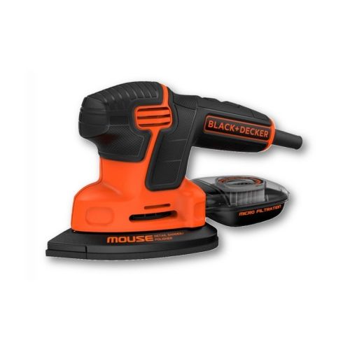 98794 Lijadora orbital 120w mouse empuñadura y recoge polvo ka2000-qs black+decker Novedad