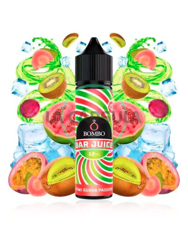 Imprescindible (Must-Have) Aroma Kiwi Guava Passion Ice 12ml Longfill Bombo Bar Juice