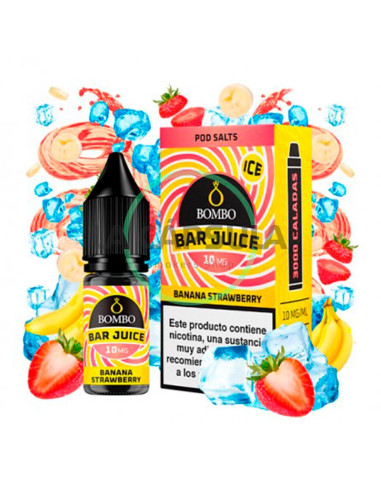 Pedido Al Por Mayor Banana Strawberry Ice Bar Juice By Bombo 10ml