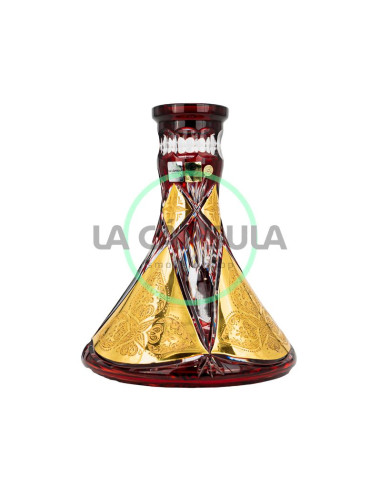 Artesanal Caesar Cashmere Cone Red Gold