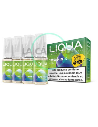 Liqua Two Mints 10ml (4 Pack) Promoción Exclusiva