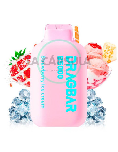 pod-desechable-dragbar-b5000-strawberry-ice-cream-5000puff Garantía De Devolución De Dinero Pod desechable Dragbar B5000 Strawberry Ice Cream 5000puff