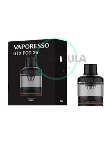 vaporesso-gtx-22-replacement-empty-pod-2ml-pack2 Vaporesso Gtx 26 Replacement Empty Pod 2ml (Pack 2) Bestseller